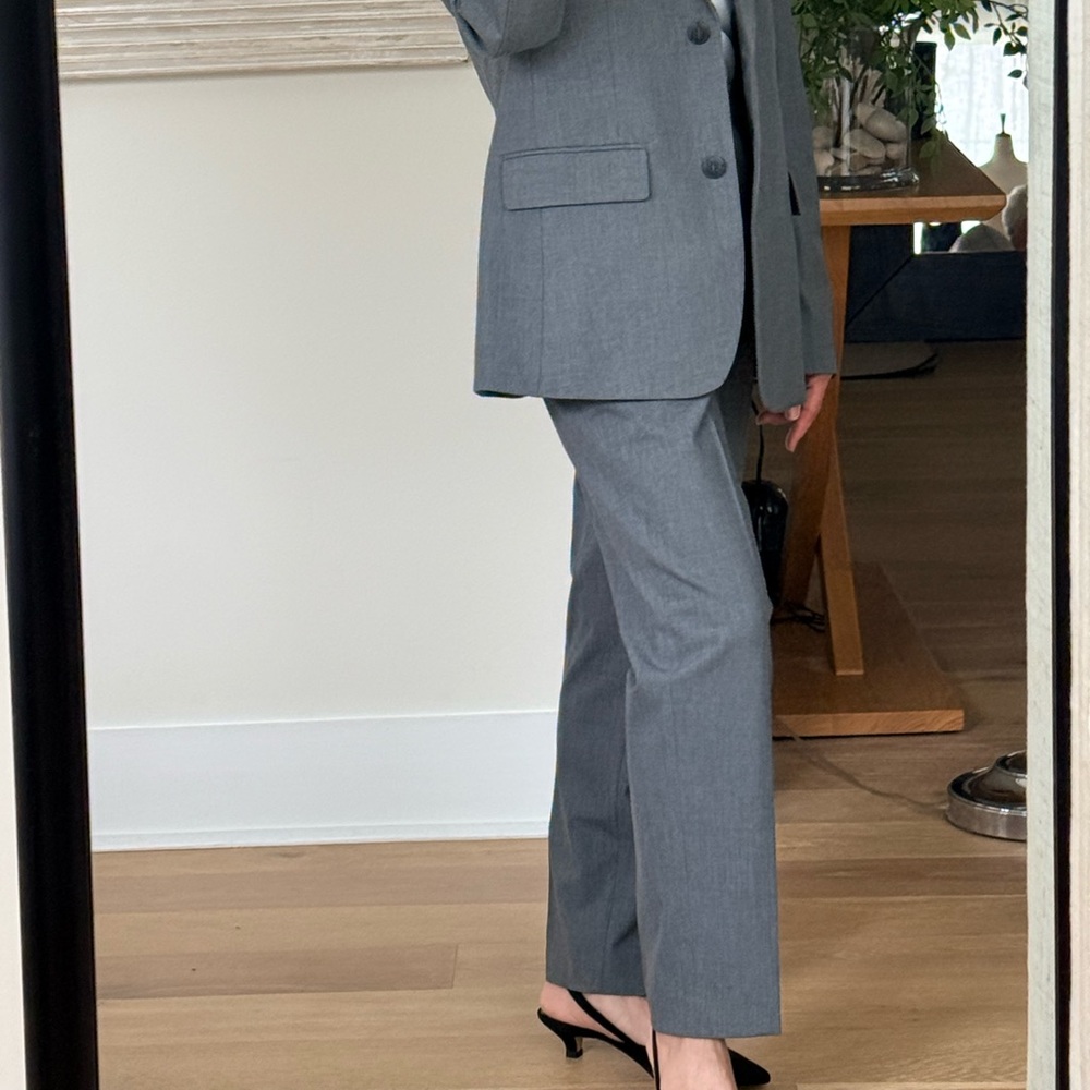 Uniqlo gray jacket and pants suit size XS Petite - Picture 3 of 15